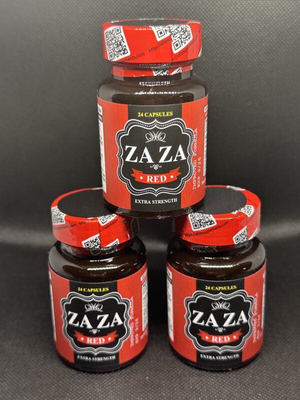 Red Extra Strength 3 Bottles – 24 Capsules