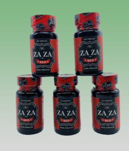 ZAZA Red Extra Strength 5 Bottles – 15 Capsules